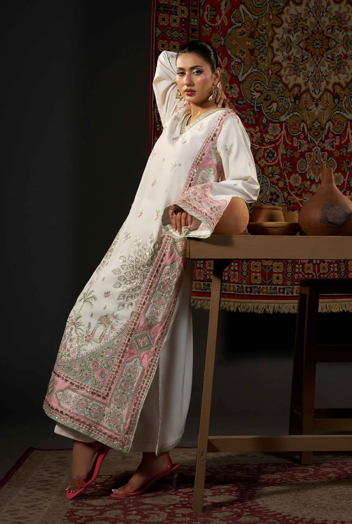 KHADAR KAFTAN EMB-581 C