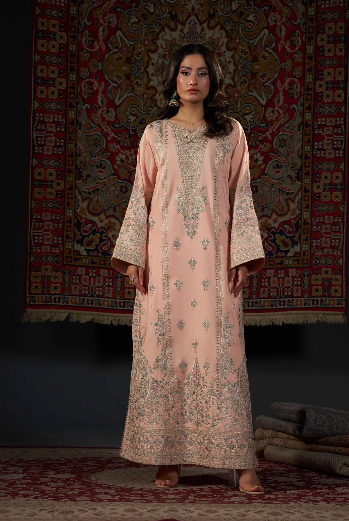 KHADAR KAFTAN EMB-586 C