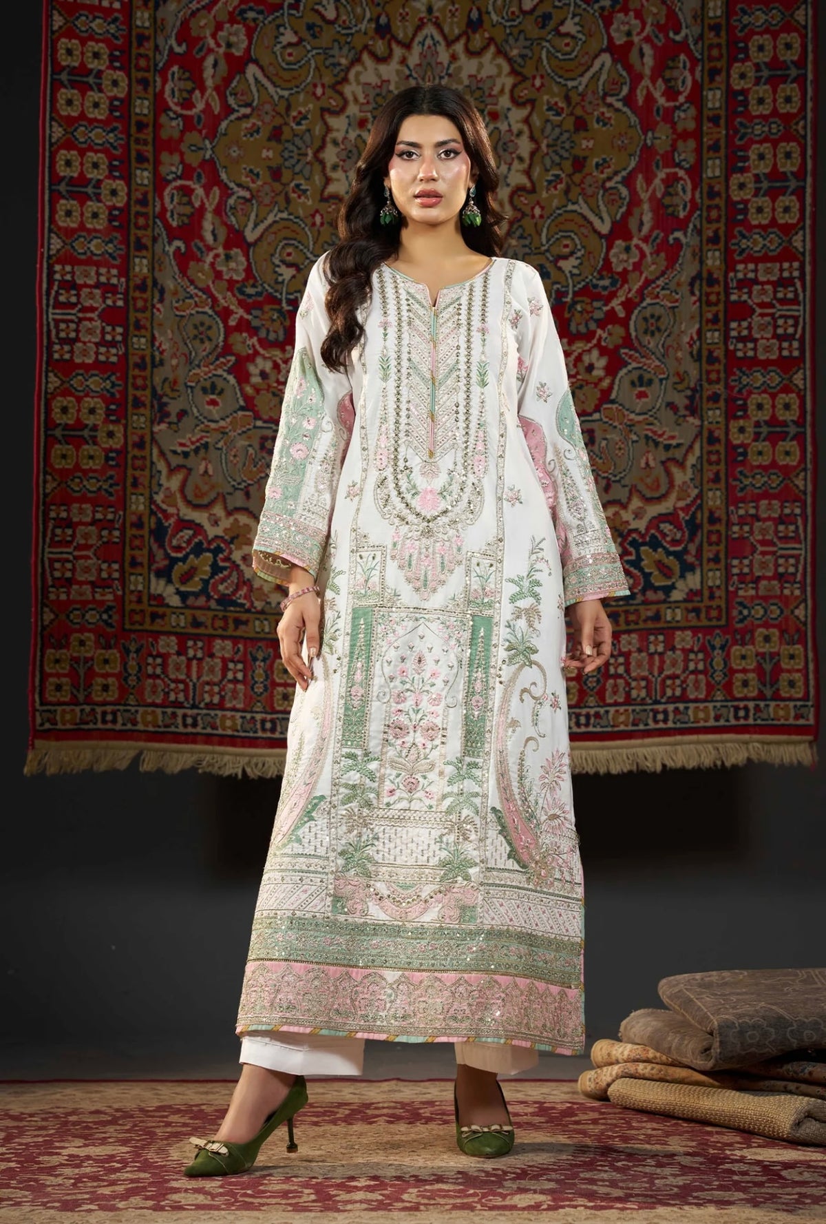 KHADAR KAFTAN EMB-582 B