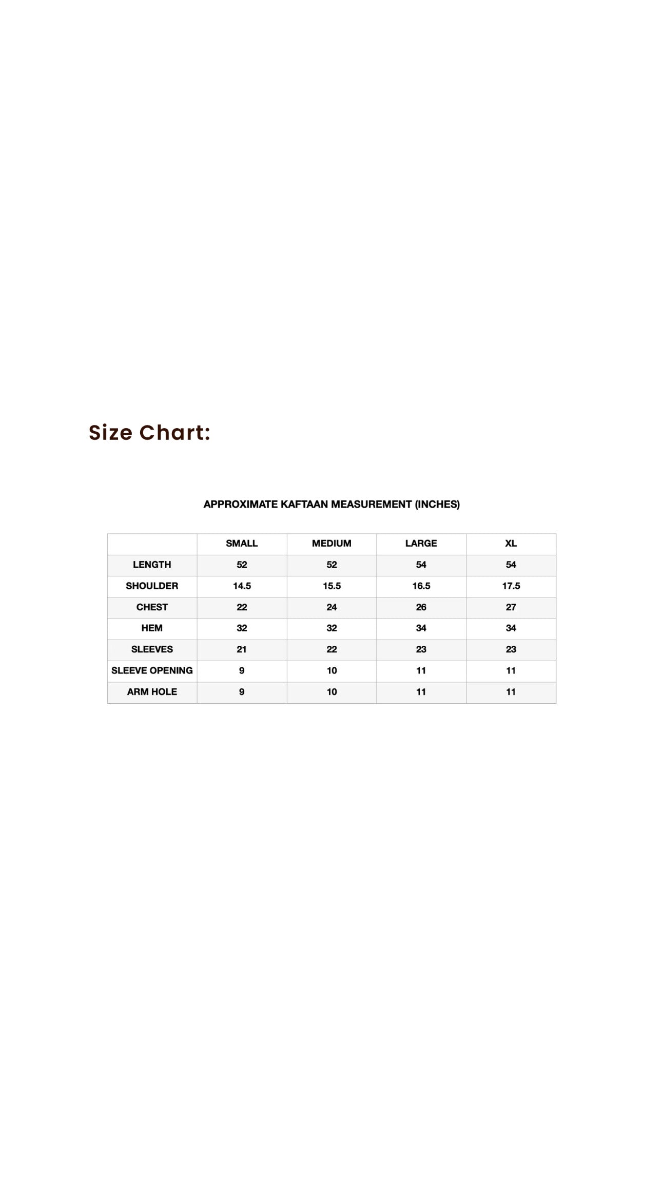 1PC KAFTAAN / KF-PNP-01