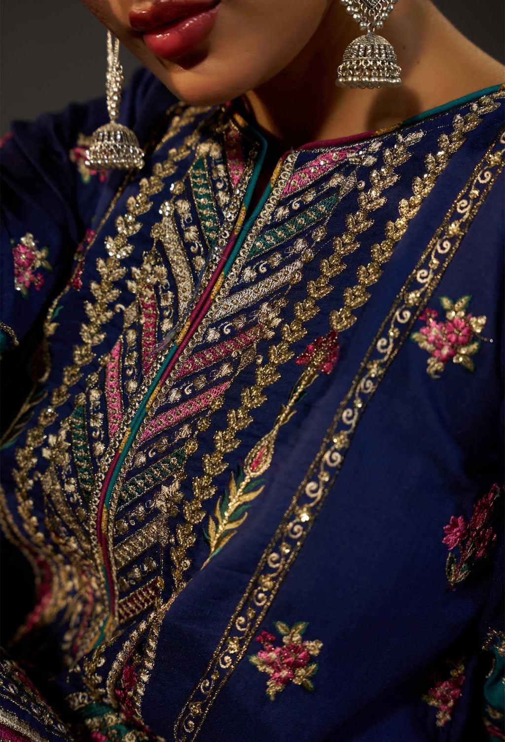 KHADAR KAFTAN EMB-582 D