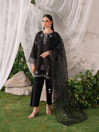 Embroidered Silk Suit