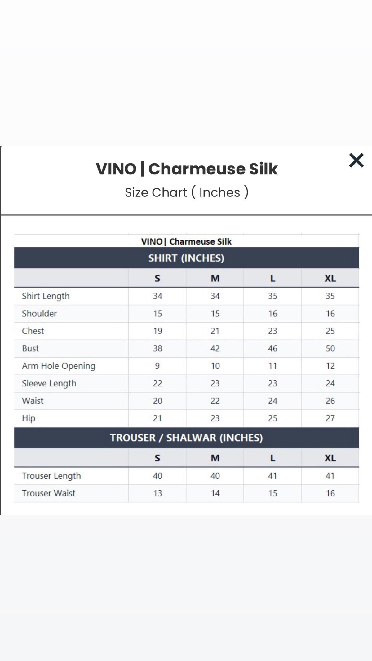VINO | Charmeuse Silk
