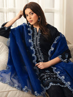 Embroidered Viscose Suit