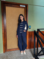 Mandarin Set - Navy Blue
