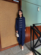 Mandarin Set - Navy Blue