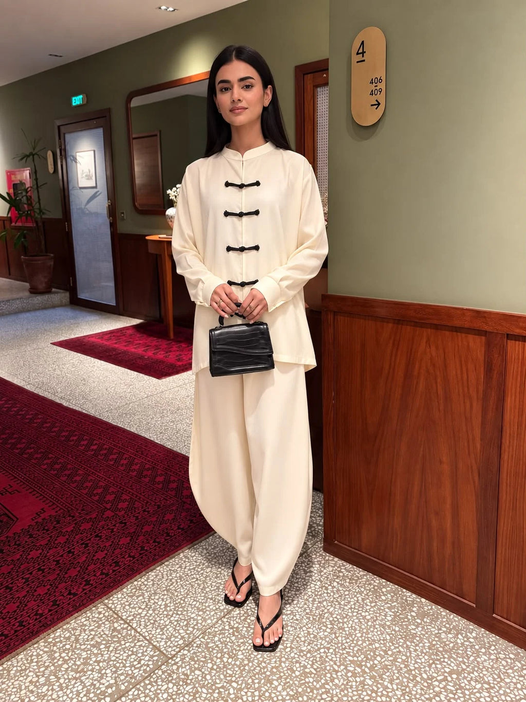 Mandarin Set - Creme