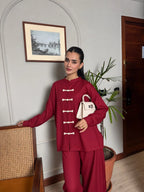 Mandarin Set - Maroon