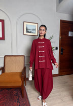 Mandarin Set - Maroon